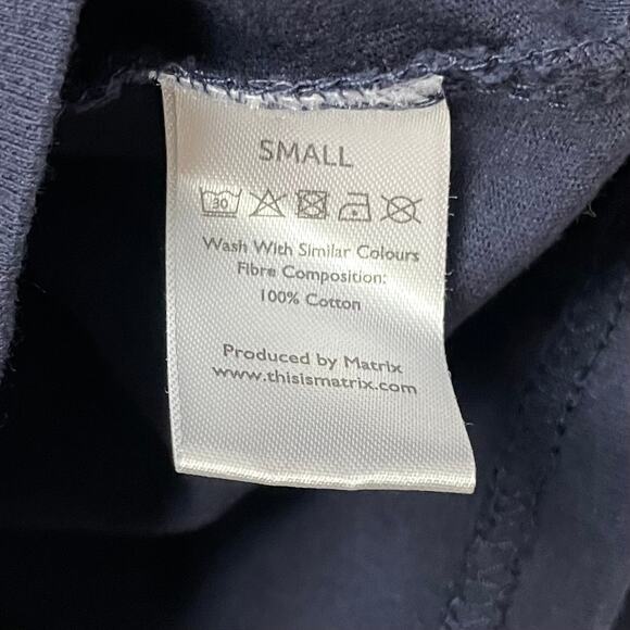 Temperley London Top Womens Small Blue Satin Collar Knit Blouse Quiet Luxury - Picture 11 of 12